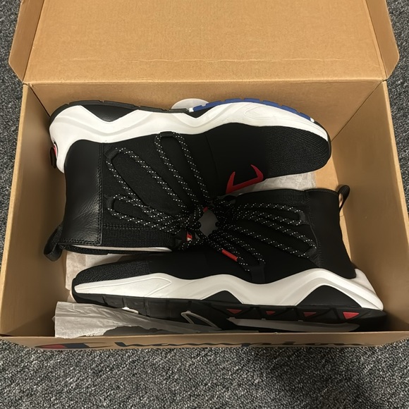 New Mens Champion Rally Hype Mid High Top Shoe Size 10.5 Black & White - Picture 4 of 6